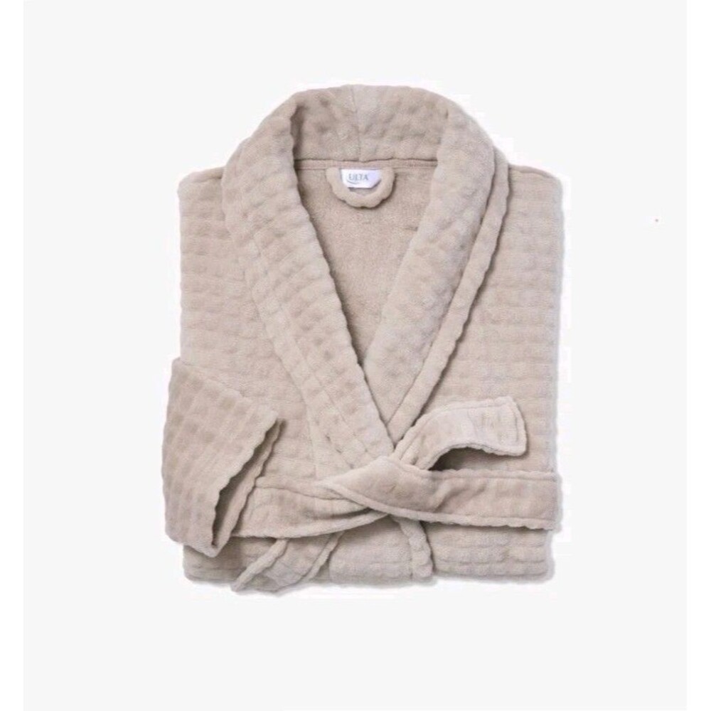 ULTA Luxury Plush Tan Bath Robe, S/M, NWT